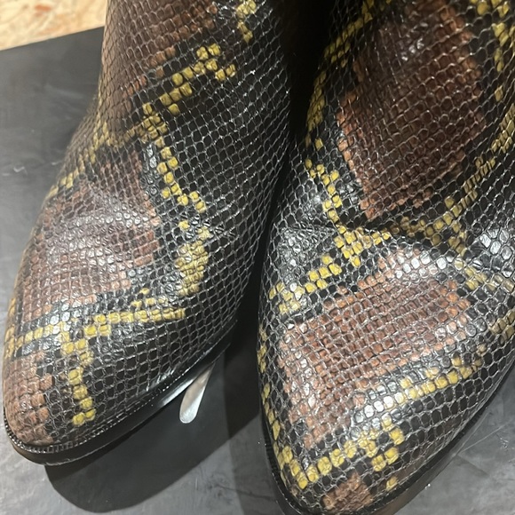 Brian Atwood ankle boots. W’s size 10 python leather authentic. - Picture 2 of 12